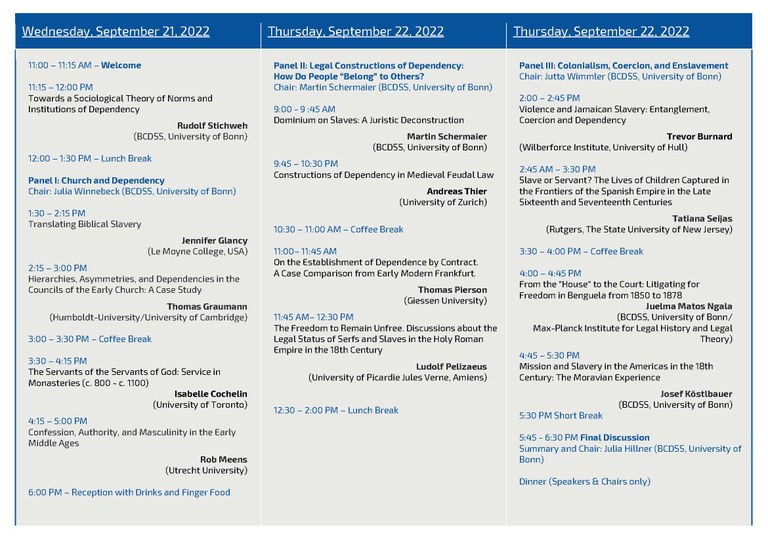 Annual Conference - Program