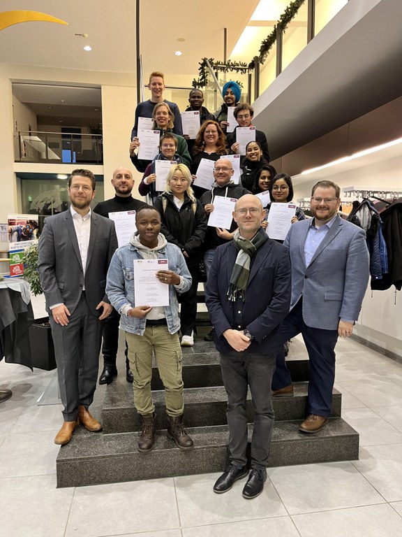 2023 Bonn/Ewersbach Seminar Participants Recieve their Certificates