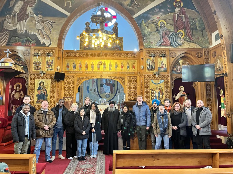 Seminar participants visit St. Antonius Coptic Monastery