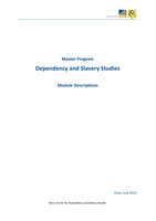 Study Program Dependency and Slavery Studies.pdf